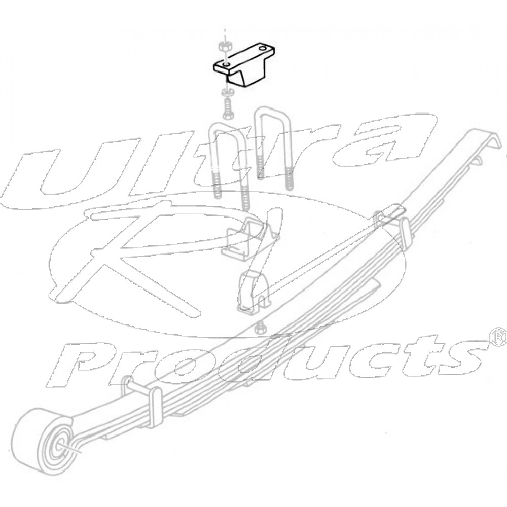 03700034  -  Bumper - Rear Axle (Rubber) 